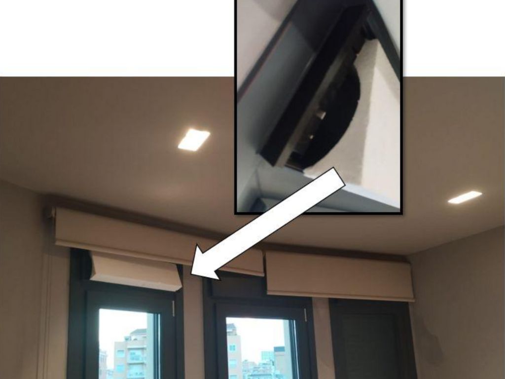 EJEMPLO DE CAJÓN DE PERSIANA SIN AISLAMIENTO ACÚSTICO (SOLO TÉRMICO)