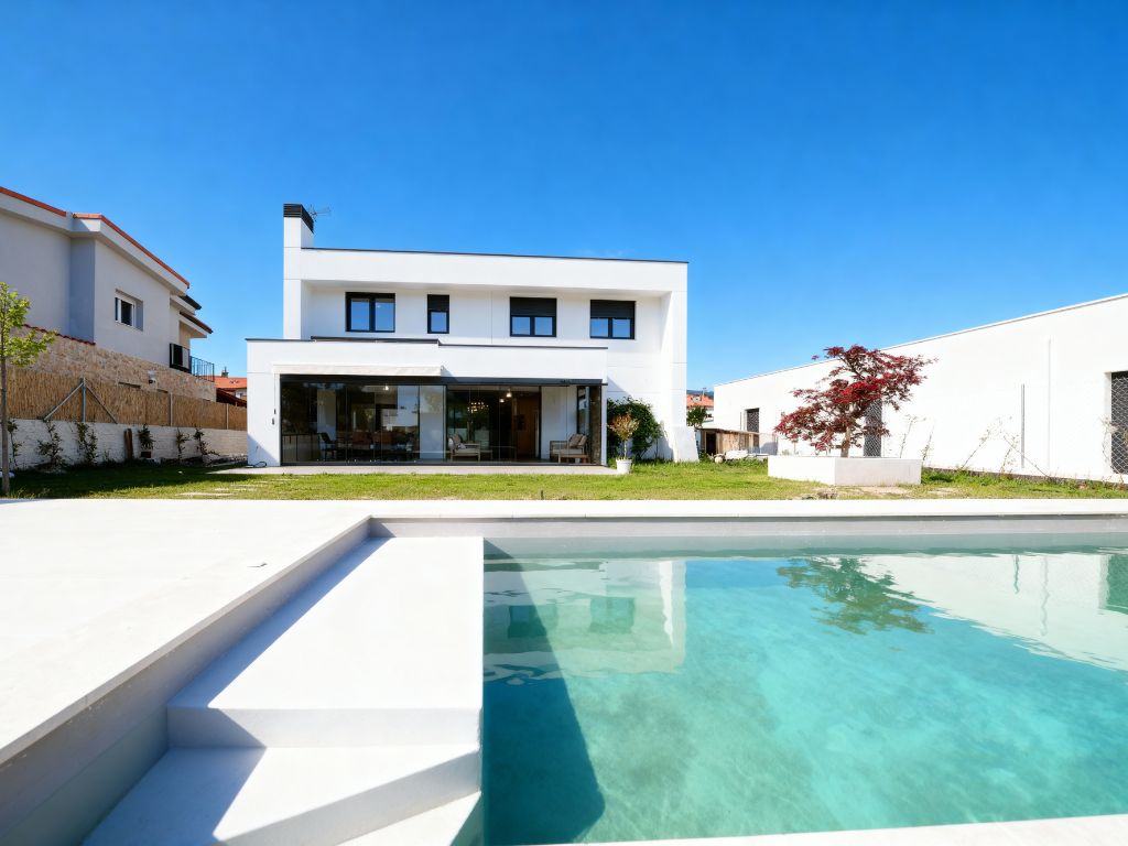 la casa de hormigón